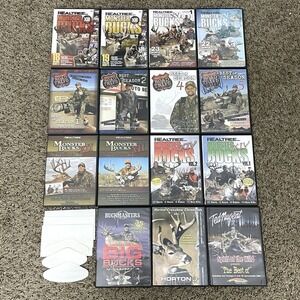Lot Of 15 Realtree Hunting DVDs Ted Nugent Roadtrip‎ Signed By Michael Waddell
